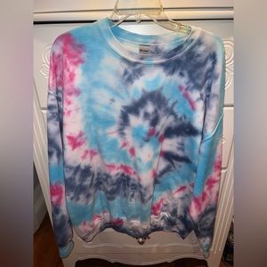 Tie Dyed Spiral Crewneck Sweatshirt